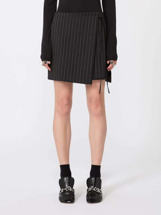 26SS 스포트막스 숏 스커트 2612101041600 004 Black - SPORTMAX