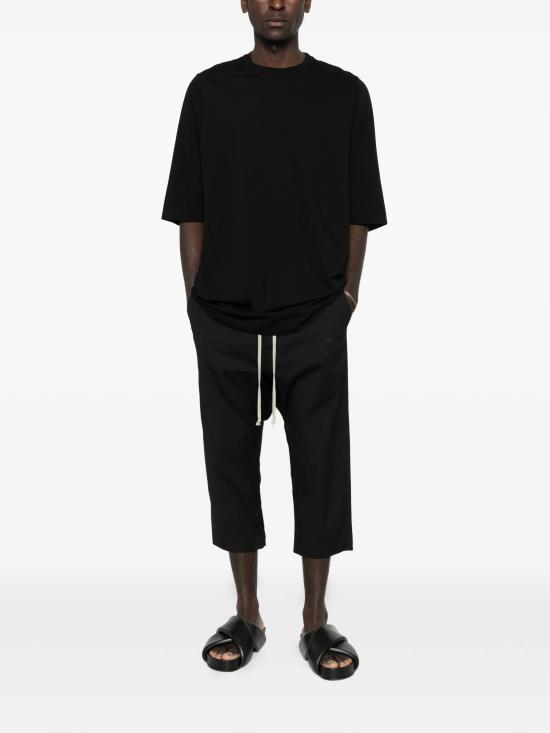 26SS 릭 오웬스 반팔 티셔츠 RU01F2249JA 09 Black - RICK OWENS