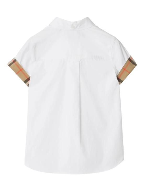 26SS [키즈] 버버리 셔츠 8117167 A1464 White - BURBERRY
