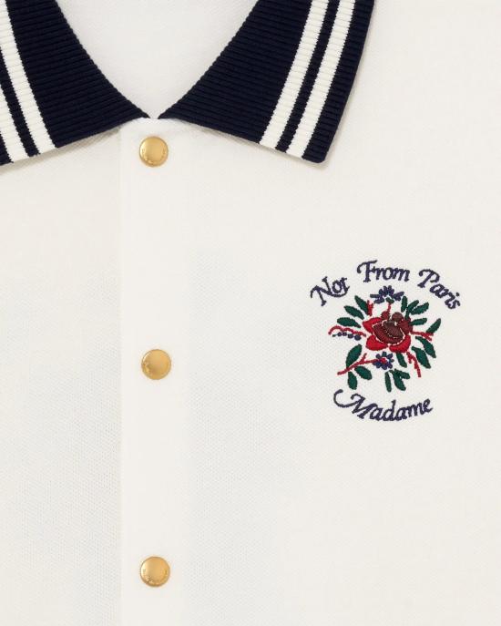 26SS 드롤드무슈 반팔 셔츠 JSH247CO264 OW White - DROLE DE MONSIEUR