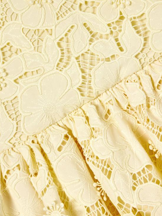 26SS [키즈] 셀프 포트레이트 원피스 RS26717MY YELLOW Yellow - SELF PORTRAIT