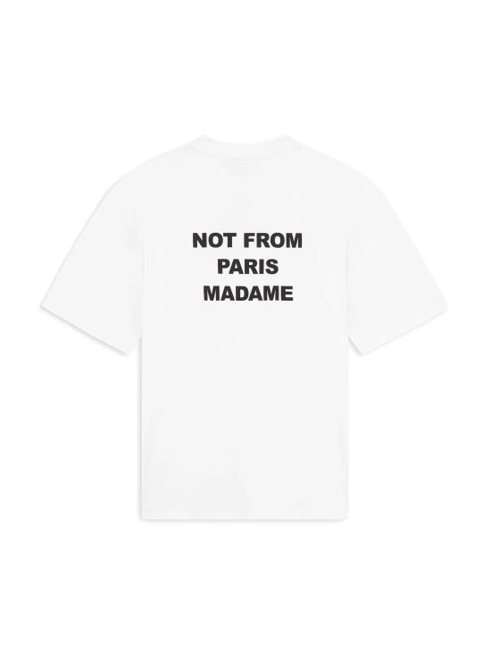 26SS 드롤드무슈 반팔 티셔츠 PERMTS203CO002 OPW White - DROLE DE MONSIEUR