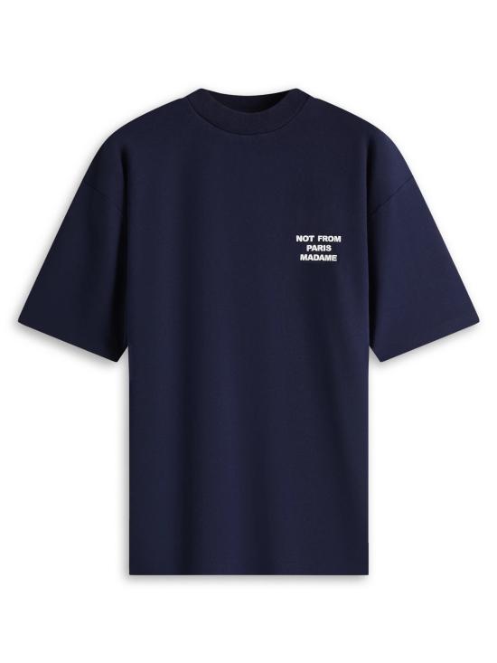 26SS 드롤드무슈 반팔 티셔츠 PERMTS203CO002 NY Blue