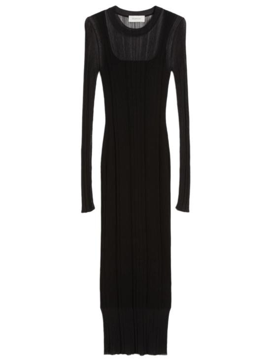 26SS 스포트막스 미디 원피스 2612321031600 005 Black