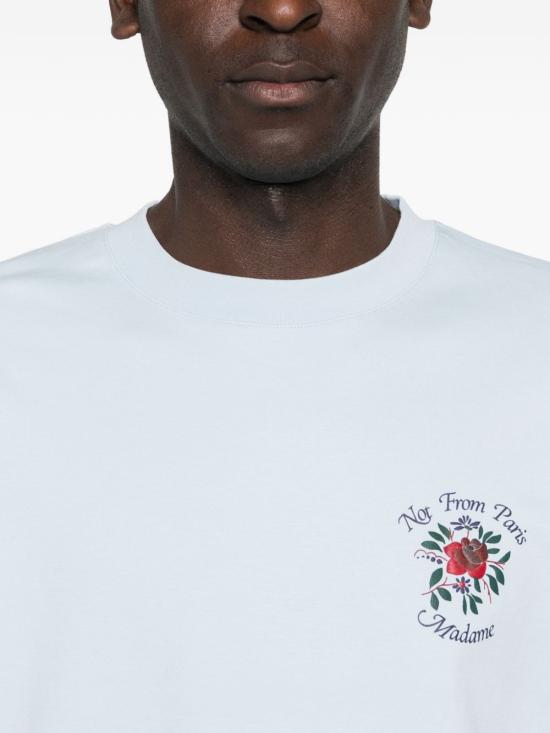 26SS 드롤드무슈 반팔 티셔츠 JTS210CO002 LBE Clear Blue - DROLE DE MONSIEUR