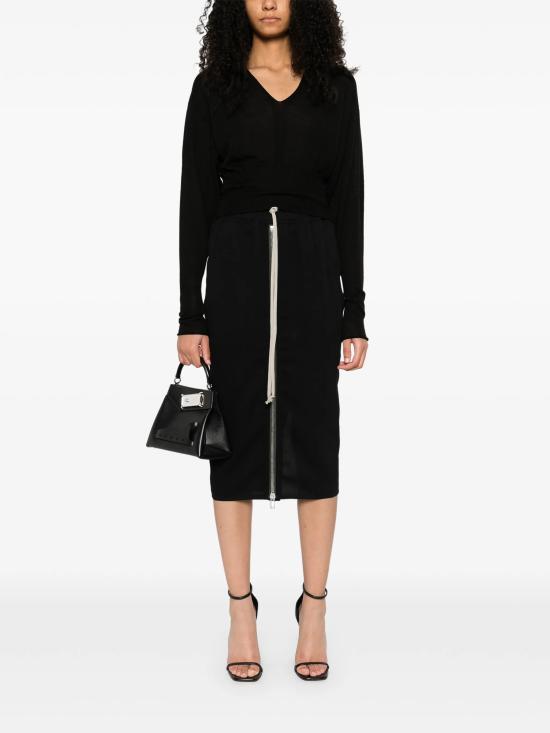 26SS 릭 오웬스 숏 스커트 RP01F6375WT 09 Black - RICK OWENS