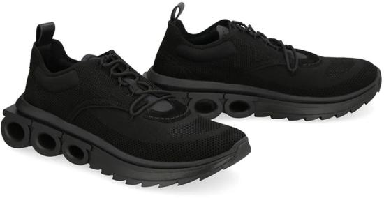 25FW 살바토레 페라가모 스니커즈 0760649NIMAKNITNR BLACK - SALVATORE FERRAGAMO