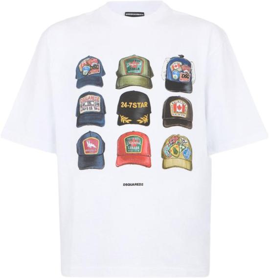 26SS 디스퀘어드2 반팔 티셔츠 S78GD0112D20033100 WHITE
