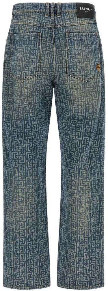 26SS 발망 데님 팬츠 GH1ML135DG126AW BLUE - BALMAIN