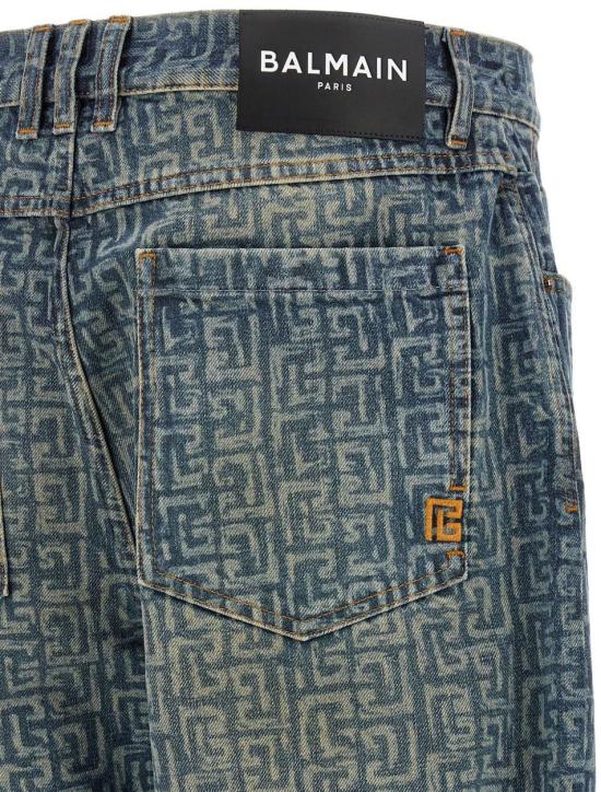 26SS 발망 데님 팬츠 GH1ML135DG126AW BLUE - BALMAIN