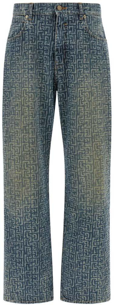 26SS 발망 데님 팬츠 GH1ML135DG126AW BLUE