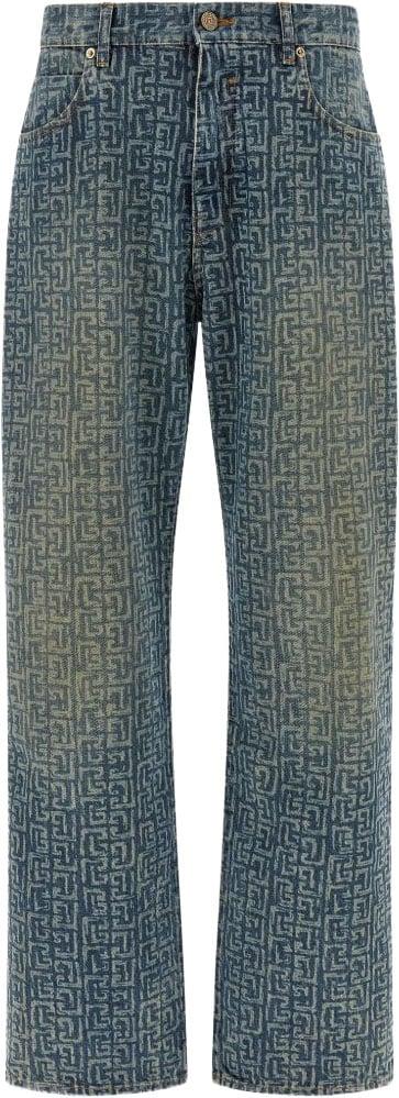 26SS 발망 데님 팬츠 GH1ML135DG126AW BLUE