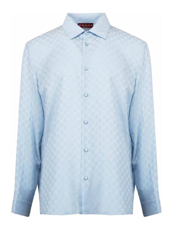 25FW 구찌 긴팔 셔츠 847034ZATF94977 Light Blue