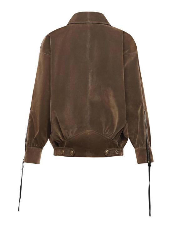  나인 미니츠 가죽 자켓 25PRNCP0015 Camel - NINEMINUTES