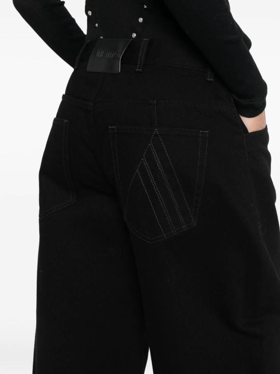 26SS 디 아티코 스트레이트 팬츠 260WCP00293DDD104AA100 Black - THE ATTICO