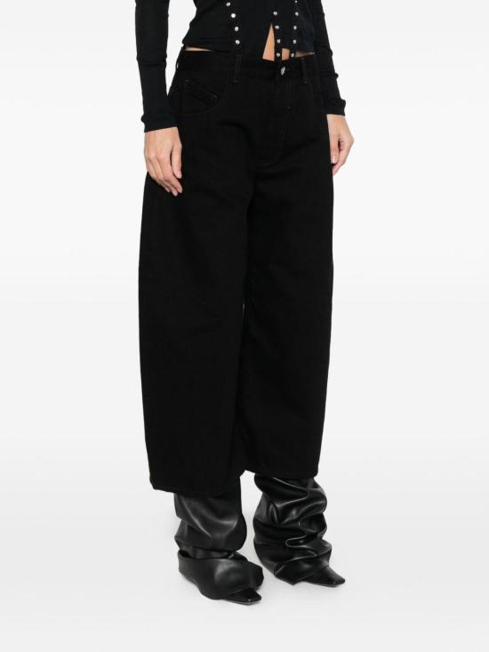 26SS 디 아티코 스트레이트 팬츠 260WCP00293DDD104AA100 Black - THE ATTICO