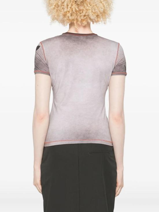  디젤 반팔 티셔츠 A217710EPCP98BA Grey - DIESEL