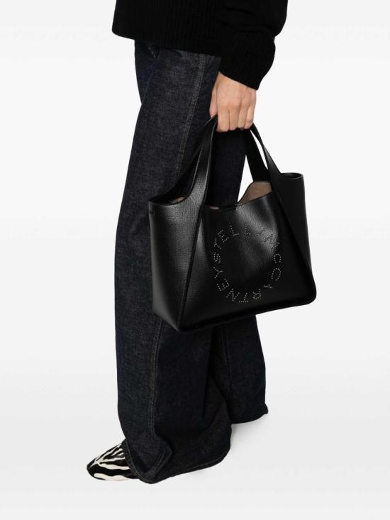 26SS 스텔라 맥카트니 로고 크로스바디 토트백 513860WP05631000 Black - STELLA MCCARTNEY