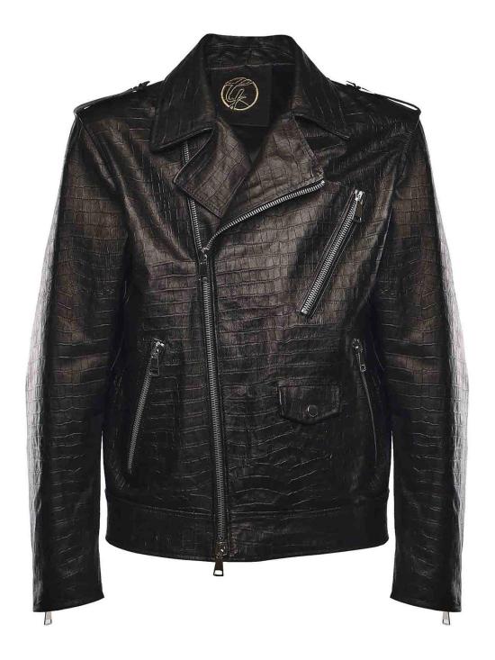 27SS 줄리아노 갈리아노 자켓 PUSHITCROCNERO Black