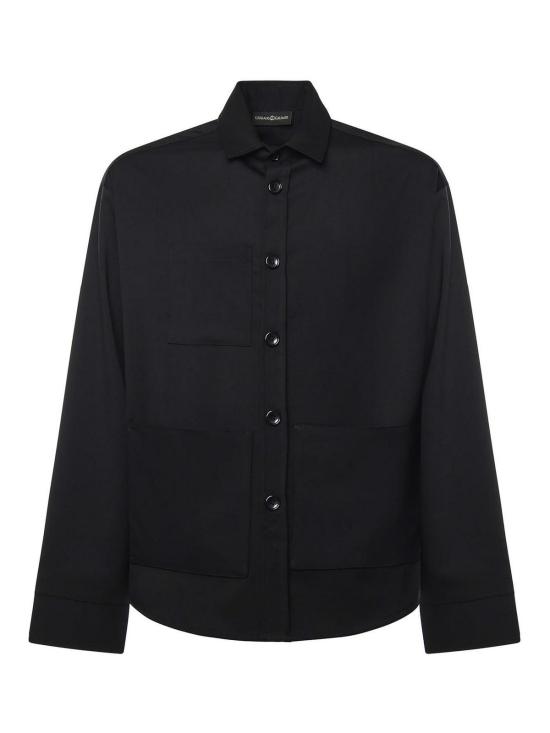 25FW 줄리아노 갈리아노 긴팔 셔츠 TOBHIASNERO Black