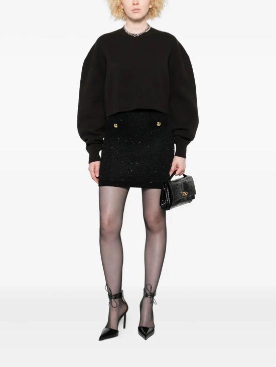 26FW 엘리자베타프랜치 미디 스커트 GK23T57E2110 Black - ELISABETTA FRANCHI