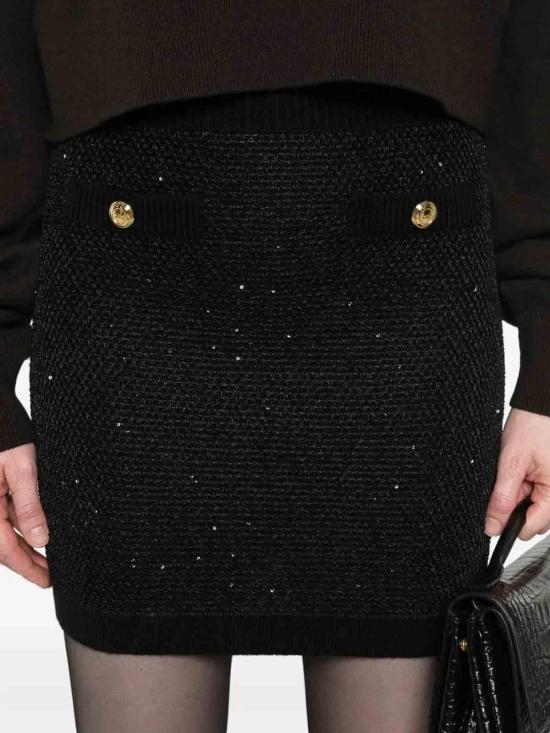 26FW 엘리자베타프랜치 미디 스커트 GK23T57E2110 Black - ELISABETTA FRANCHI