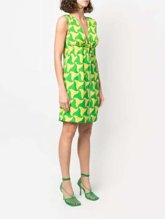  보테가베네타 미디 스커트 691535V1N207072 Green - BOTTEGA VENETA