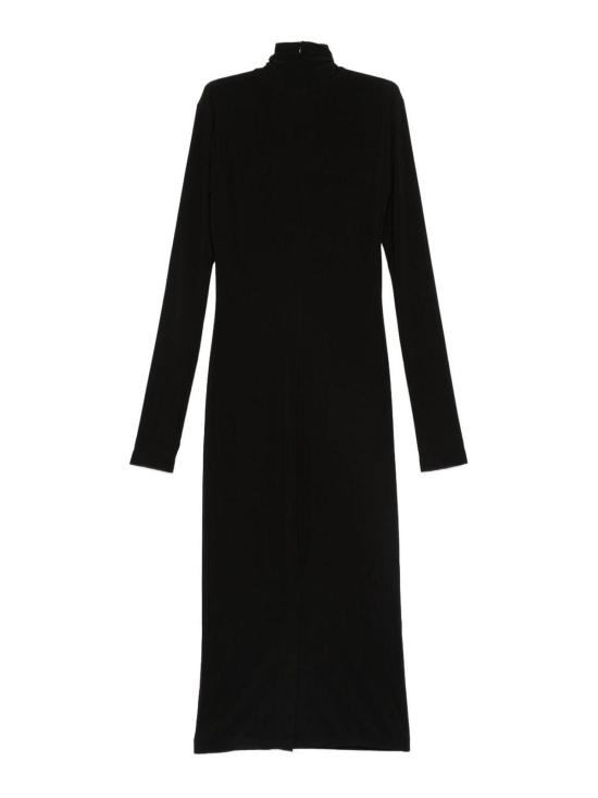 25FW 노마카말리 미디 스커트 KK3253PLR04001 Black - NORMA KAMALI