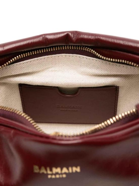 25FW 발망 숄더백 FN0BS002LMTE3AR Dark Red - BALMAIN