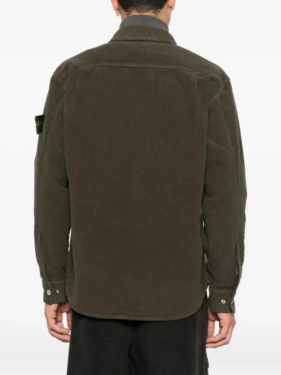  스톤 아일랜드 긴팔 셔츠 K2S151200019S0228V0054 Green - STONE ISLAND