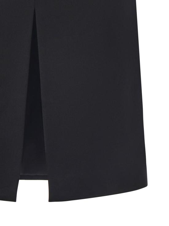 25FW 나인 미니츠 미디 스커트 26FWNGN0001 Black - NINEMINUTES