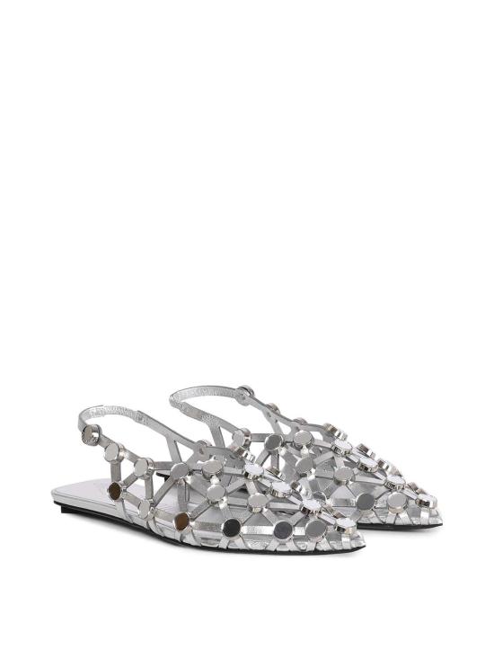 25FW 디 아티코 플랫 슈즈 250WSH00801LBT112SA002 Silver - THE ATTICO