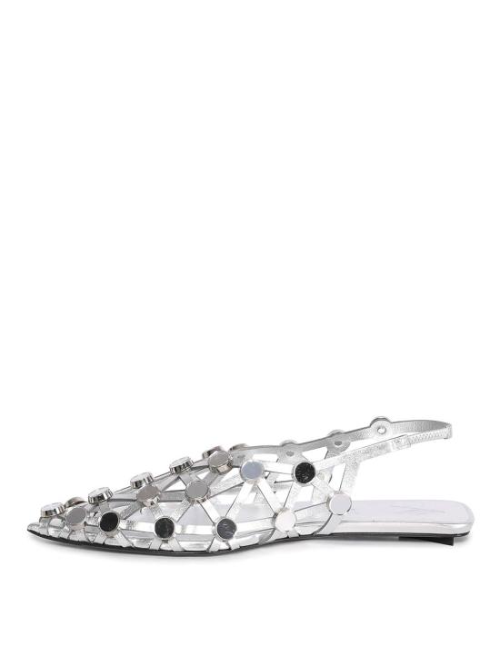 25FW 디 아티코 플랫 슈즈 250WSH00801LBT112SA002 Silver - THE ATTICO