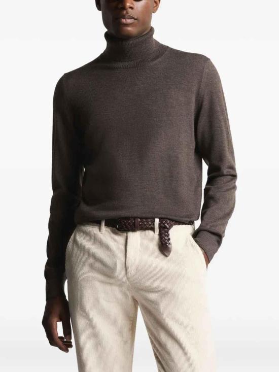 26FW 페이 터틀넥 NMMC1512440CQTS801 Brown - FAY