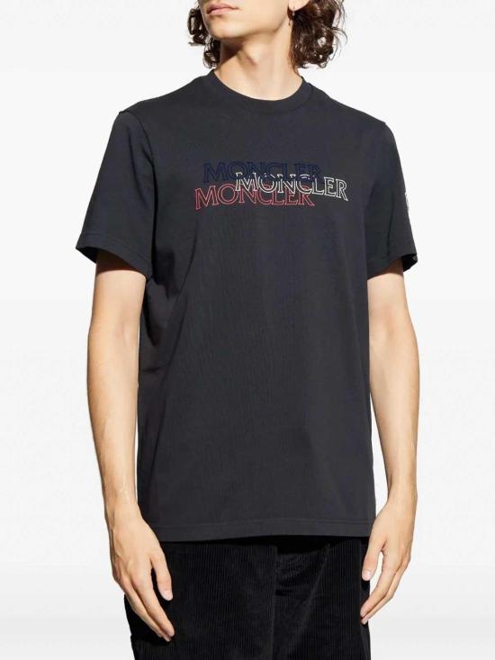  몽클레어 반팔 티셔츠 K20918C0005589AZ9778 Black - MONCLER