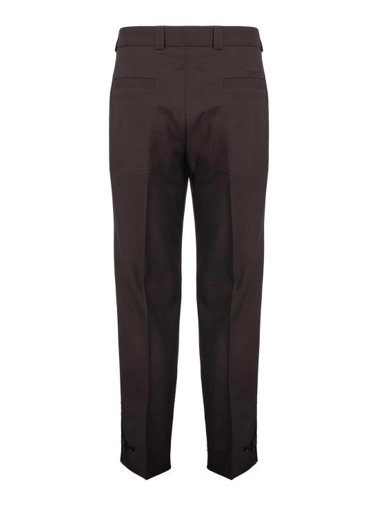 25FW 구찌 울 플리트-프론트 트라우저스 팬츠 832573Z7AE52130 - GUCCI