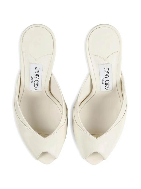 26SS 지미추 뮬/슬리퍼 BRIGITTEMULE100PAT White - JIMMY CHOO