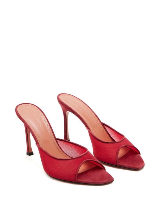 25FW 아미나 무아디 뮬/슬리퍼 15S365590ALE Dark Red - AMINA MUADDI