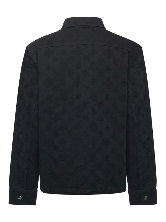 25FW 카사블랑카 긴팔 셔츠 MAW25JK42001 Black - CASABLANCA