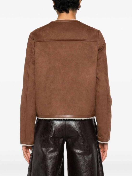 26FW 세미쿠튀르 무스탕 S5WT20T561 Brown - SEMI-COUTURE