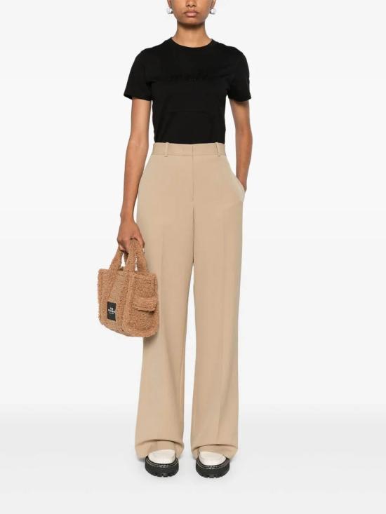  몽클레어 비디드 로고 티셔츠 8C0001589AIJ999 Black - MONCLER