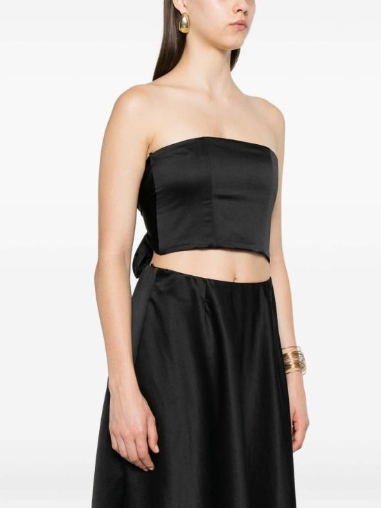 25FW 포르테포르테 민소매 티셔츠 14362MYTOPNOIR Black - FORTE FORTE