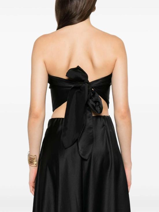 25FW 포르테포르테 민소매 티셔츠 14362MYTOPNOIR Black - FORTE FORTE