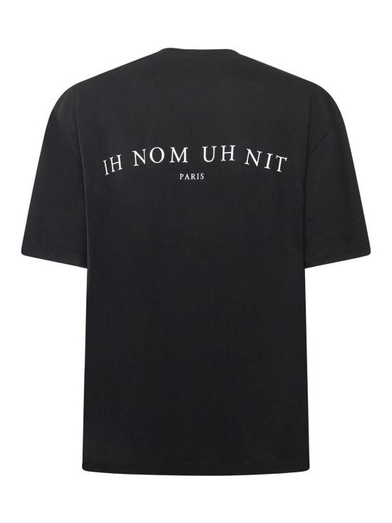 25FW 이놈어닛 반팔 티셔츠 NUW25253009 Black - IH NOM UH NIT