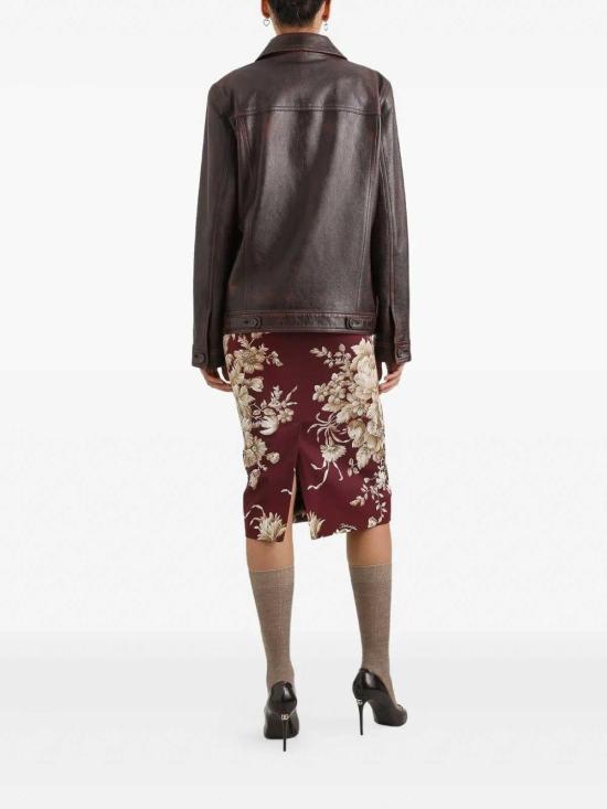 25FW 돌체앤가바나 미디 스커트 F6GAVTFSA7YHR4OX Pink - DOLCE & GABBANA