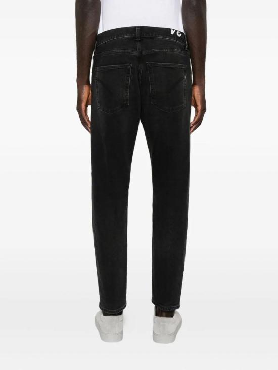 25FW 돈답 스트레이트 팬츠 UP576DS0369ULM3DU999 Black - DONDUP