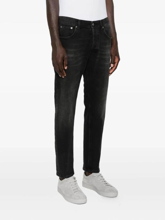 25FW 돈답 스트레이트 팬츠 UP576DS0369ULM3DU999 Black - DONDUP