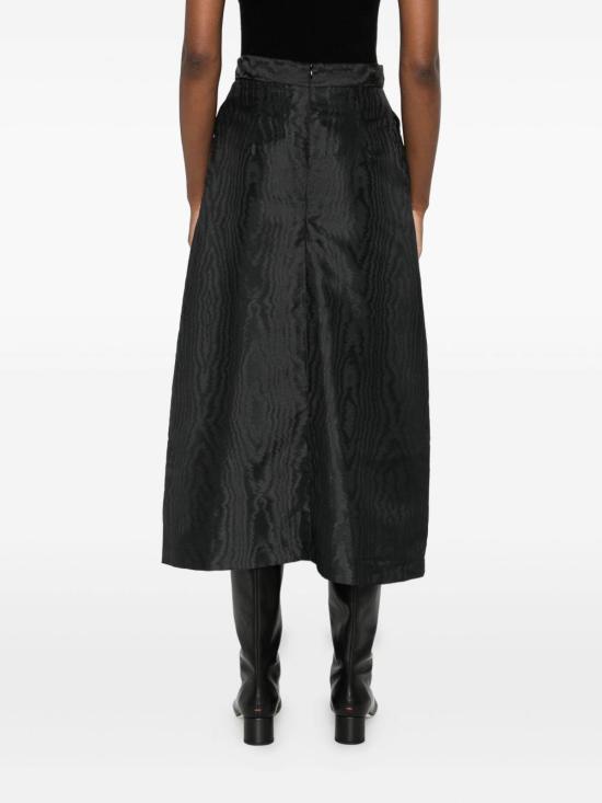 25FW 루나티카 밀라노 미디 스커트 ALINEMOIRESOFTBLACK Black - LUNATICA MILANO 