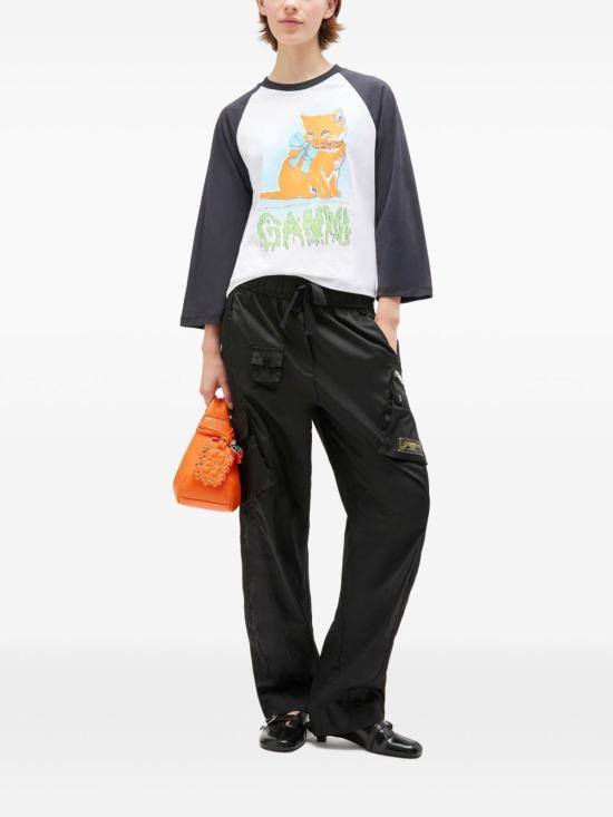 25FW 가니 반팔 티셔츠 T4341151 White - GANNI