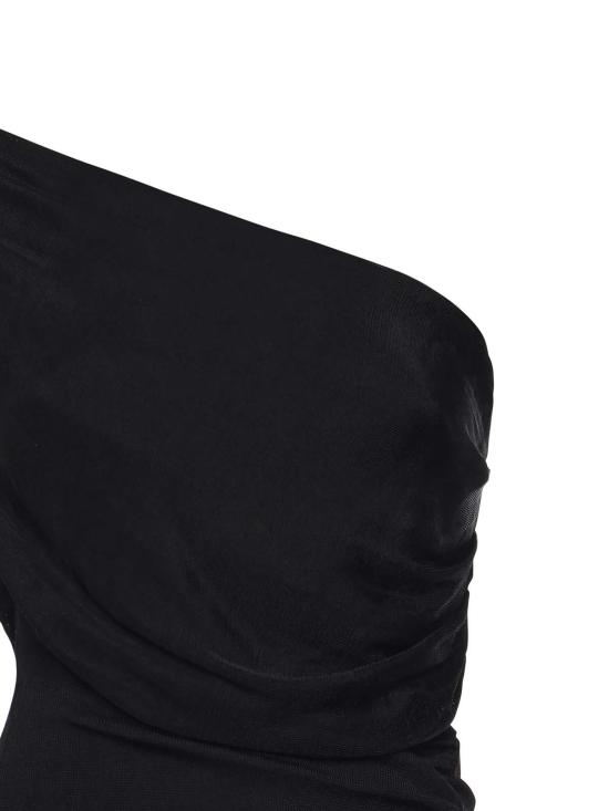 27SS 셀프 포트레이트 미디 스커트 RS26108MB Black - SELF PORTRAIT